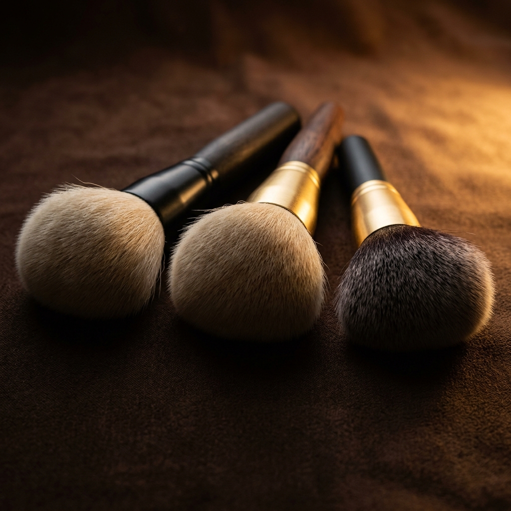 Beauty brushes background